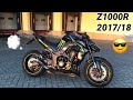 KAWASAKI Z1000R 2018 Monster Edition Rizoma Bodis Exhaust Motogadget Pin Probreake Tuning Walkaround