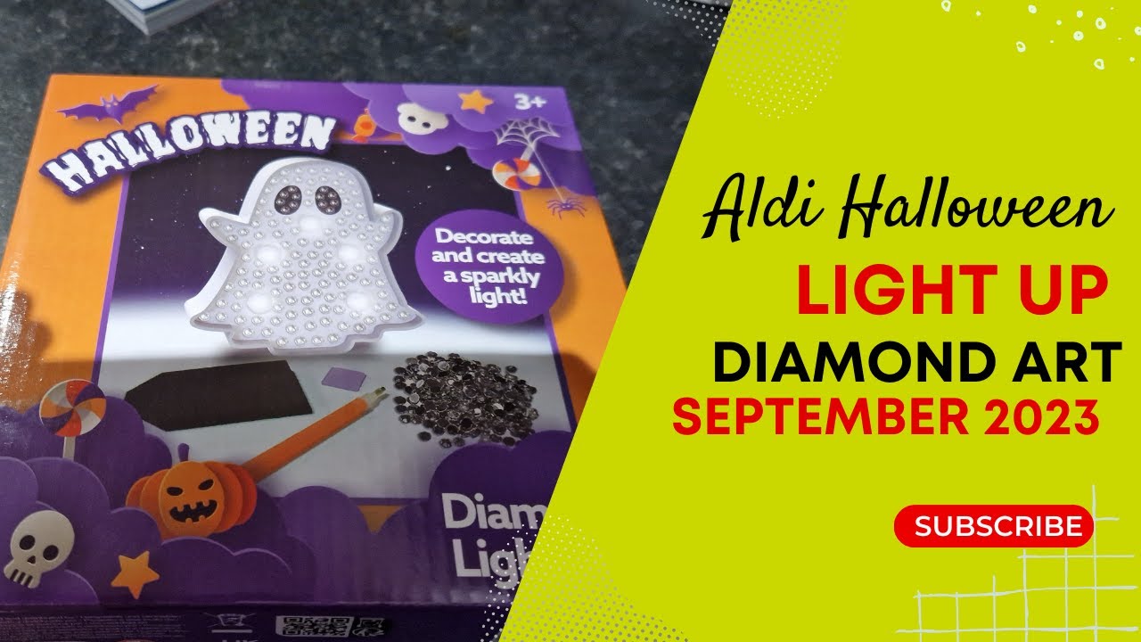 Aldi Halloween Light Up Diamond Set YouTube