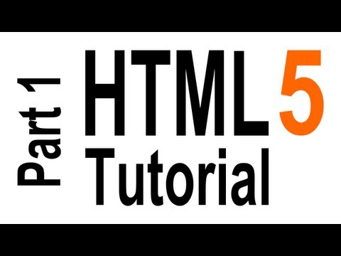 ติด ตั้ง html5  New 2022  HTML5 Tutorial For Beginners - part 1 of 6 - Getting Started