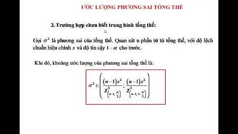 Bài tập khoảng tin cậy cho phương sai năm 2024