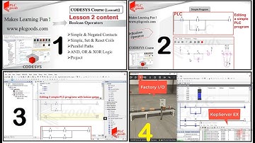 🎉Tutorial on CODESYS PLC programming for beginners  | Lesson 2