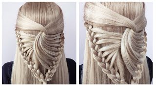 Awesome Braided Hairstyle for Every day❤️ Easy Hair Tutorial ❤️ Coiffure Facile pour tous les jours