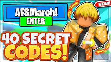 (MARCH 2022) ALL *40* NEW SECRET OP CODES In Roblox Anime Fighting Simulator!