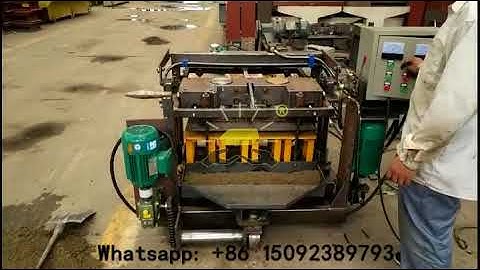 QMY4 30 Mobile block machine testing