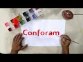 How to draw the conforma logo