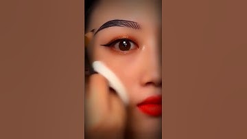 Magical Eyebrow Shaping TUTORIAL | Easy Tips & Tricks for Beginners #eyeliner#shorts #youtubeshorts