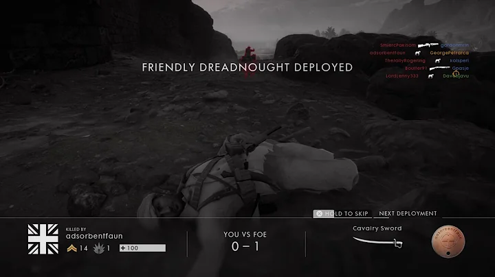 Battlefield 1 sniper kill streak
