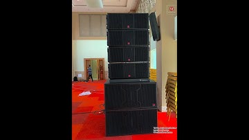 LA-2122 in Tanzania two way dual 12 inch line array