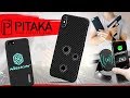 PITAKA, NILLKIN Чехлы IPHONE 7, 8, X, XS, Пуленепробиваемый чехол SAMSUNG Магнитный держатель UGREEN