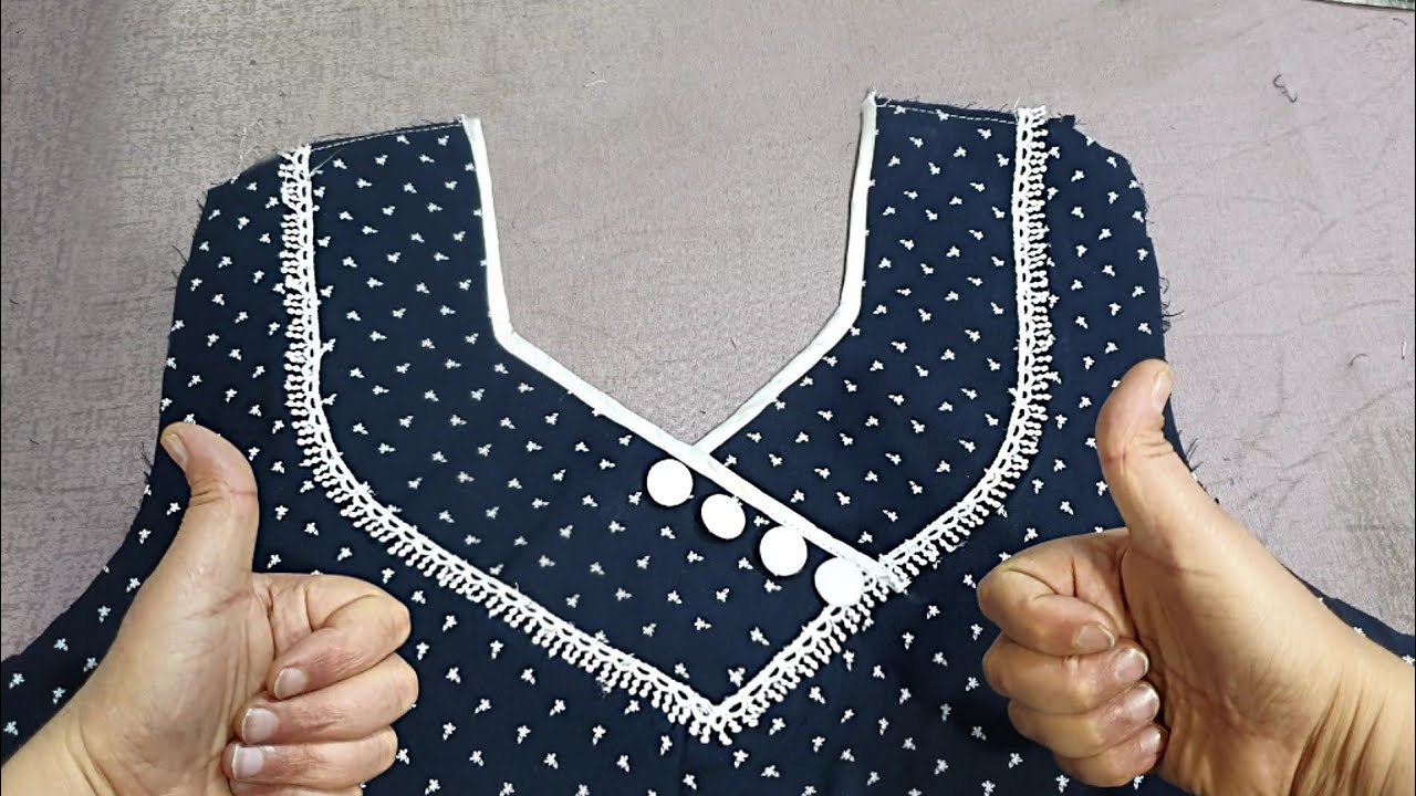 رمضان كريم شرح خياطة دشداشة موديل جديد