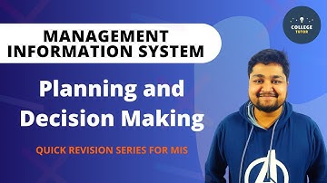 MIS Unit 2: Planning, Corporate Planning & Decision Making | BBA/BCom 2025