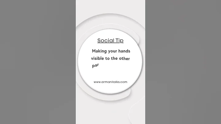 Social Tip to Build Rapport FASTER #shorts