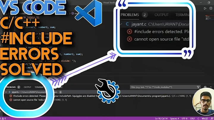 Include Path Error in VS Code | 100% Fixed