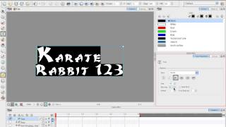 18. Animate - Animate Pro Tutorials: Working With Text