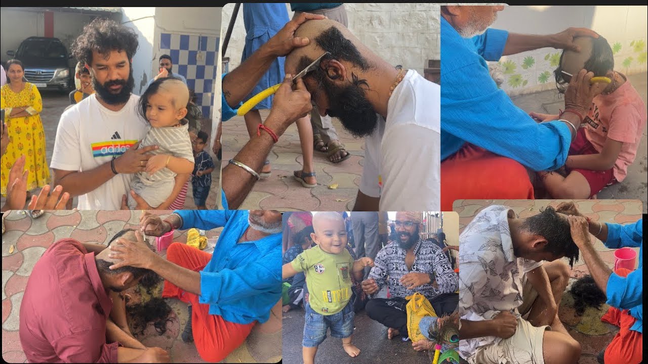 കുടുംബം മൊത്തം മൊട്ടയടിച്ചു .ഇതൊരു ആദ്യത്തെ സംഭവം തന്നെ 🤣