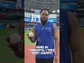 “I Love You, Toronto!” - Vladimir Guerrero Jr. after his 500th career RBI