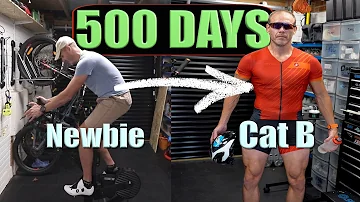I rode indoors for 500 days and became an above average cyclist