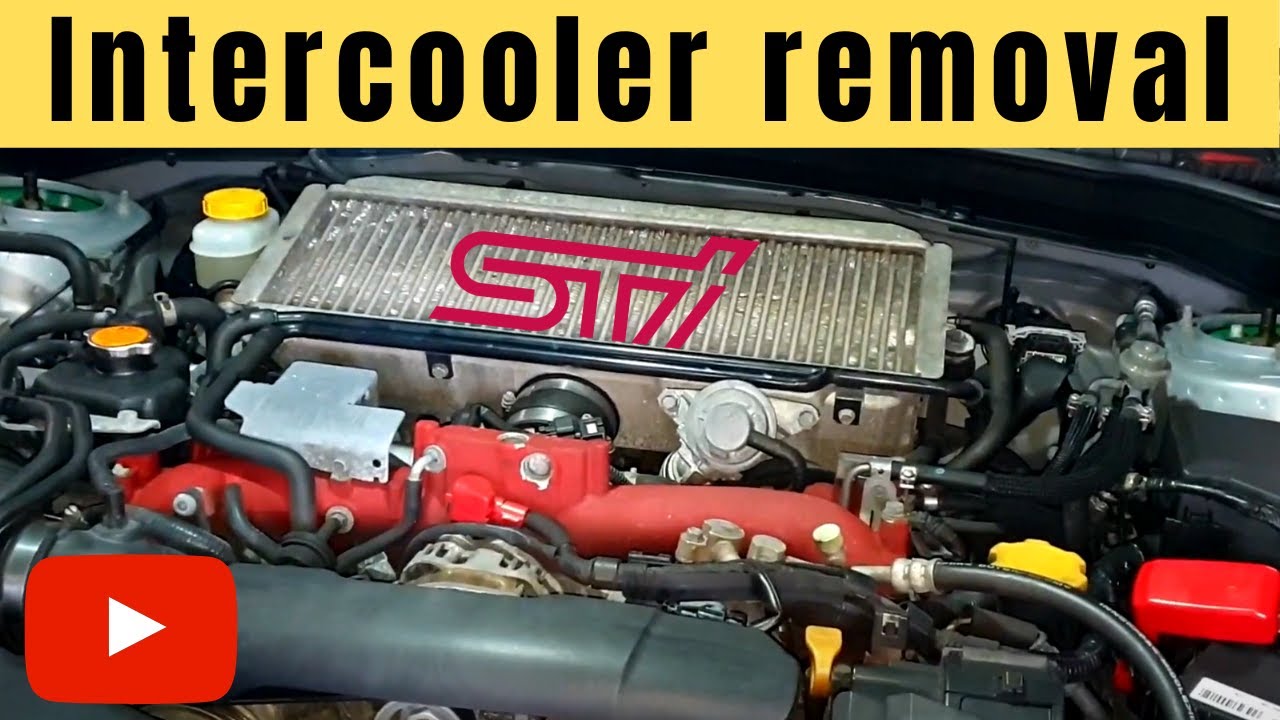 How to Remove a Subaru STI Intercooler YouTube