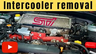 How to Remove a Subaru STI Intercooler