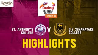 HIGHLIGHTS | St. Anthony's College vs D.S Senanayake College - Dialog Schools Rugby League 2023
