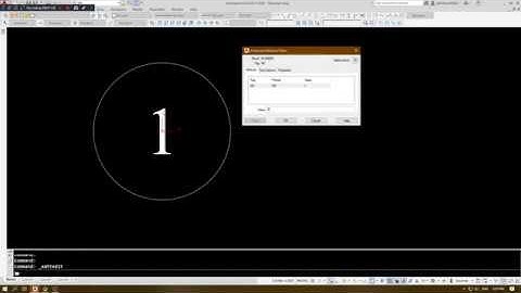 AUTOCAD: Block có thuộc tính (Block Attribute)