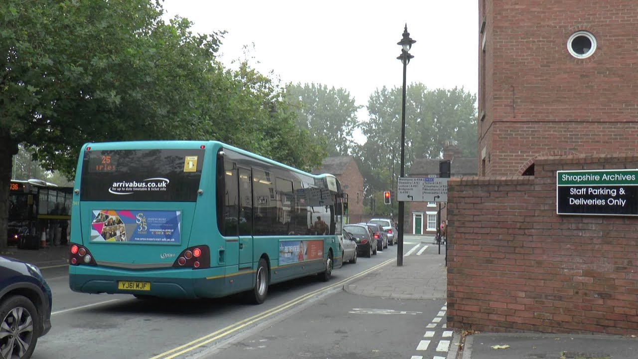 SHREWSBURY BUSES OCT 2015 YouTube