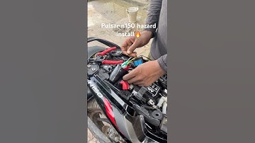 Pulsar n150 hazard install🔥 #bajaj #pulsar #modified #hazard #install #shorts #indicators
