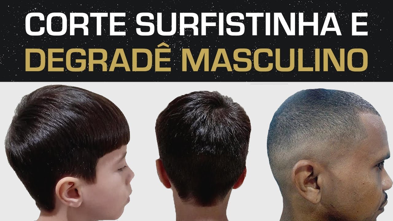 corte de cabelo surfista degrade