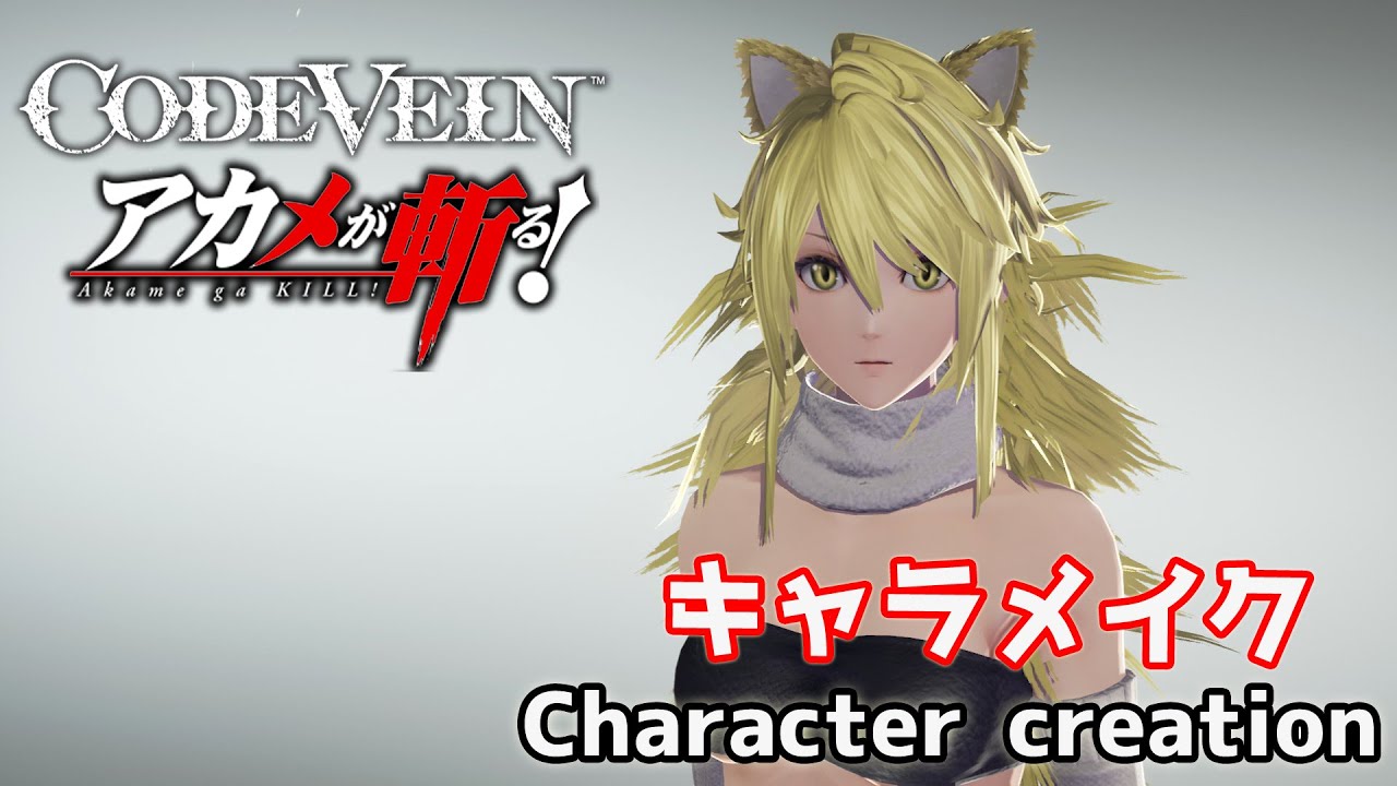 Steam Community Video Code Vein アカメが斬る のレオーネお姉さんをキャラメイク Leone From Akame Ga Kill Character Creation