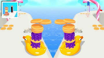 Pancake Run 4K 🥞😘🏃🏼‍♀️ All Levels Walkthrough Mobile Gameplay Android,iOS Game Update Levels