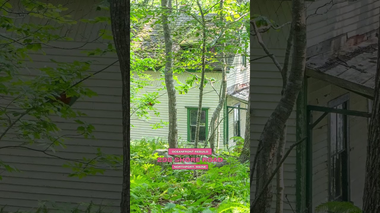 For Sale: Ocean 🌊 Oceanfront Rebuild📍 298 Parker Point Road, Blue Hill, Maine