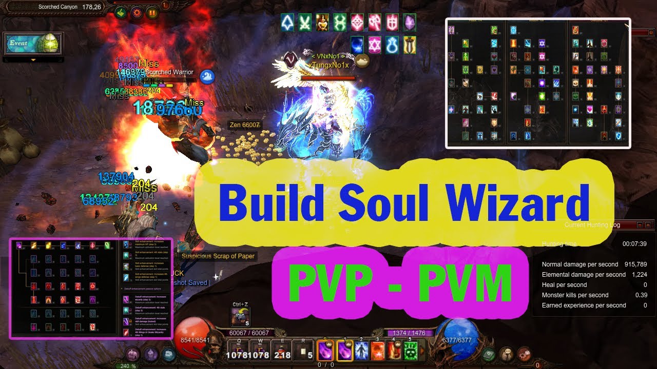 wizard ro skill  Update New  Build Soul Wizard PVM/PVP With Meteor Strike Skill - Mu Online Season 15