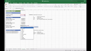 Binomial Distribution in Excel
