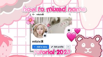 how to mixed name on facebook 2023