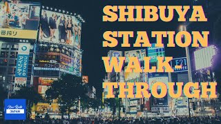 Shibuya Station Walk-Through | Direction to Hachiko Exit