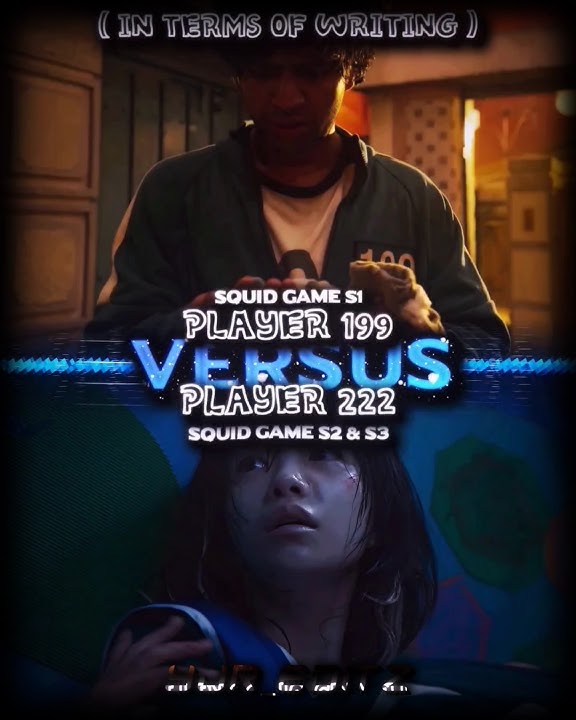 Player 222 vs Player 199 (In terms of writing) #squidgame #player222 #player199 #222 #199