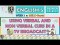 Understanding Verbal and Non-Verbal Cues in TV Broadcasting