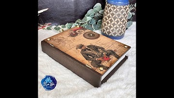 Decoupage Book Box Tutorial
