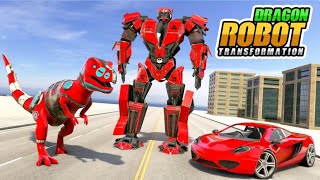 Dino Robot Car Game : Dinosaur Robot Transform Hero | Android Gameplay | Rution Games screenshot 3