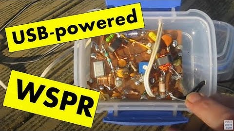 Homebrew USB port powered 30 metre WSPR transmitter