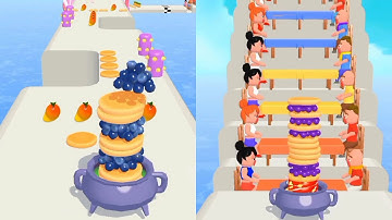 Pancake Run Mobile Game Android Gameplay Walkthrough #18