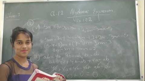 "EX.12.2  OF ALGEBRAIC EXPRESSION " PART 1 CLASS 7 MATH NCERT