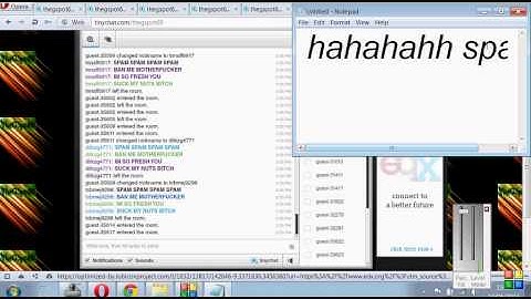 TINY CHAT FAST SPAM FUCK NIGGA BOT