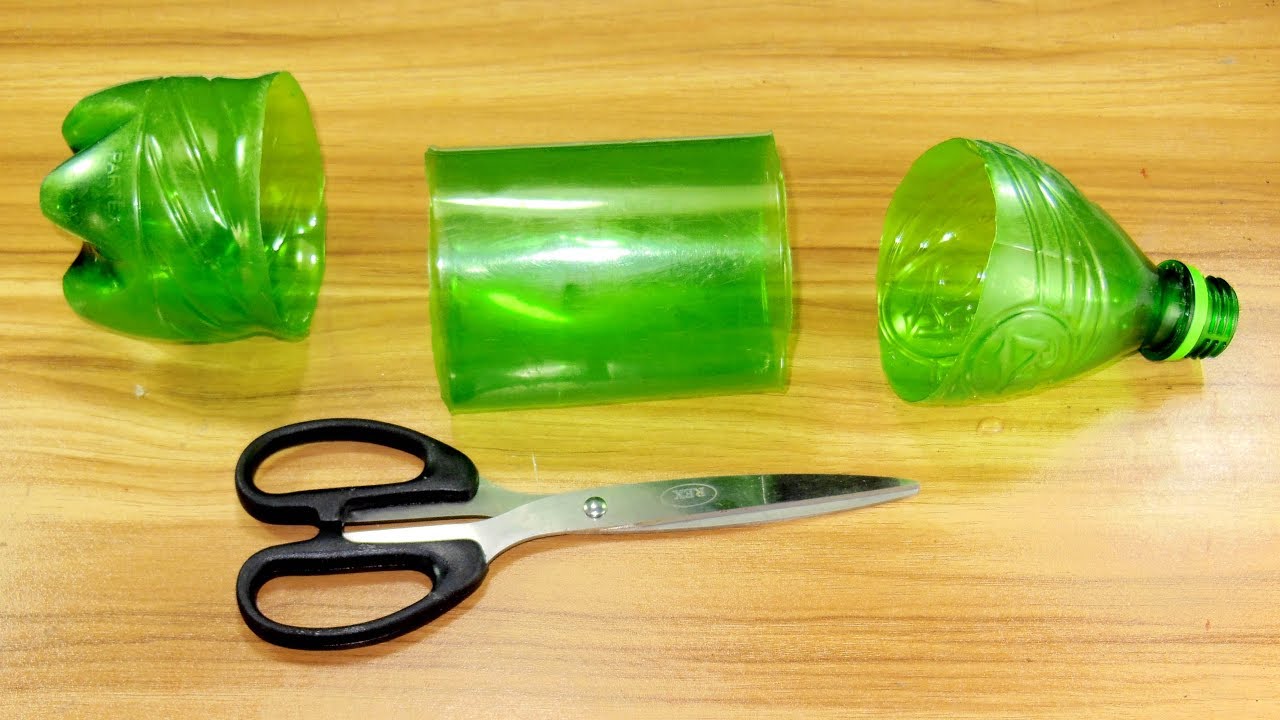 plastic bottle craft idea | best out of waste | plastic bottle reuse idea - YouTube