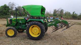 Chisel Plough on the field
