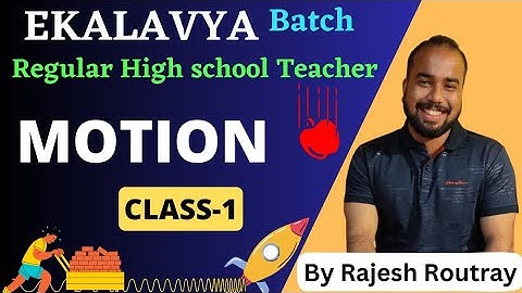MOTION | OAVS, RHT , LTRP......| PCM | CLASS-1 | EKLAVYA BATCH | ଏଥର ୩୫+🤘🏻 | By Rajesh Routray Sir