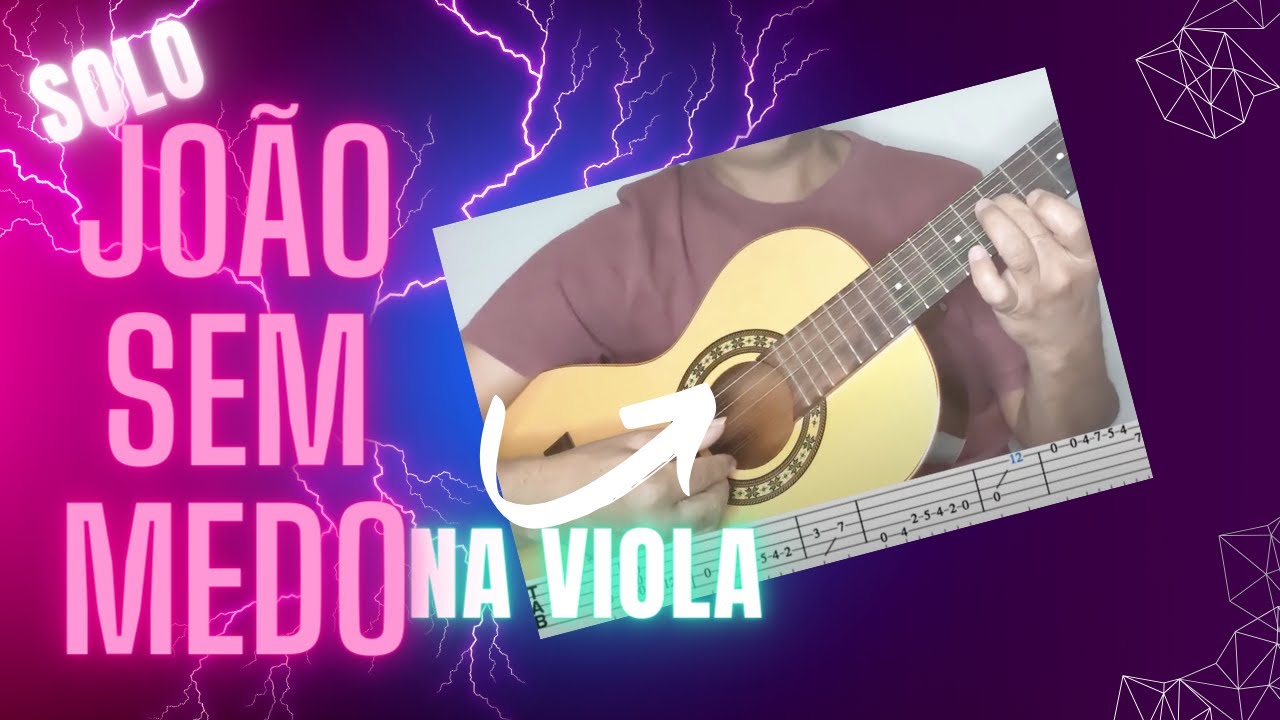 João sem medo SOLO passo a passo + tablatura - YouTube