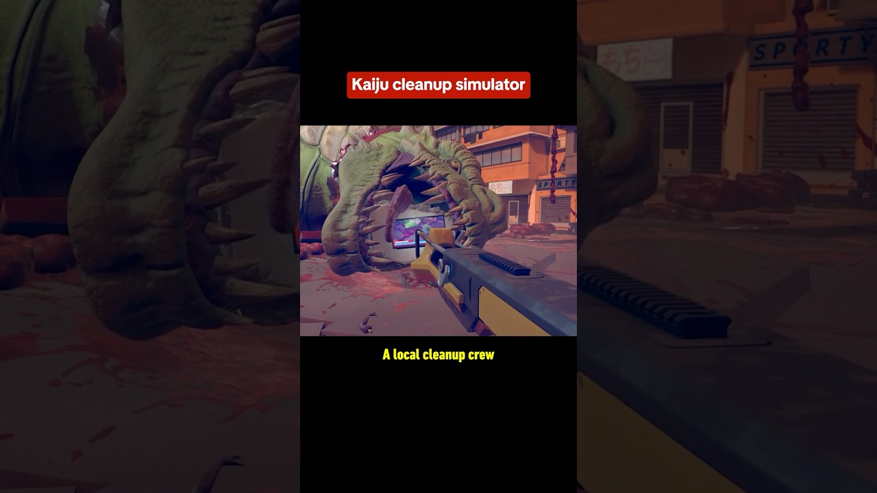 Kaiju Cleanup is a new simulator game where you go clean up dead monsters. 