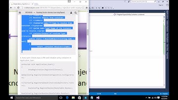 Dependency Injection with Example using unity Container