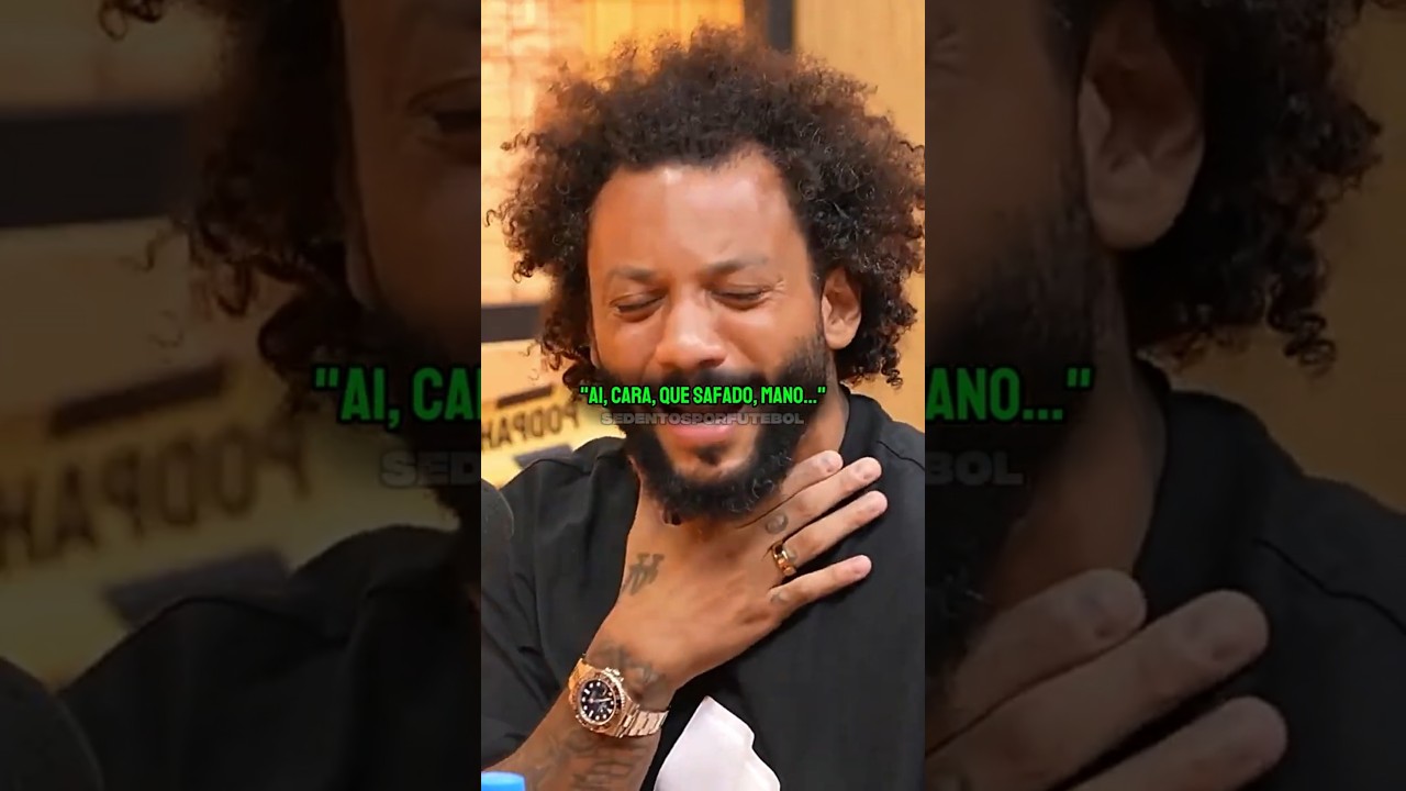 A treta entre Cristiano Ronaldo e Marcelo 🤯 #futebol #podcast
